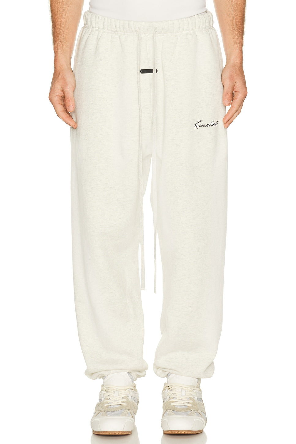 Fear of God Essentials Classic Sweatpant Oatmeal Heather/Light Heather - Im Your Wardrobe