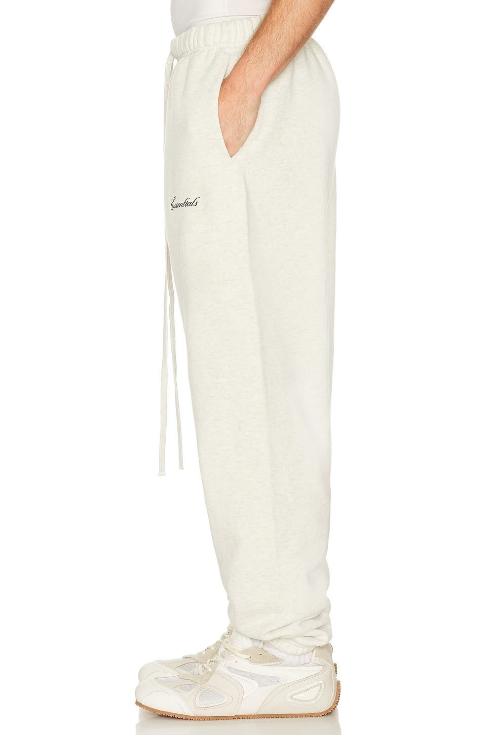 Fear of God Essentials Classic Sweatpant Oatmeal Heather/Light Heather - Im Your Wardrobe