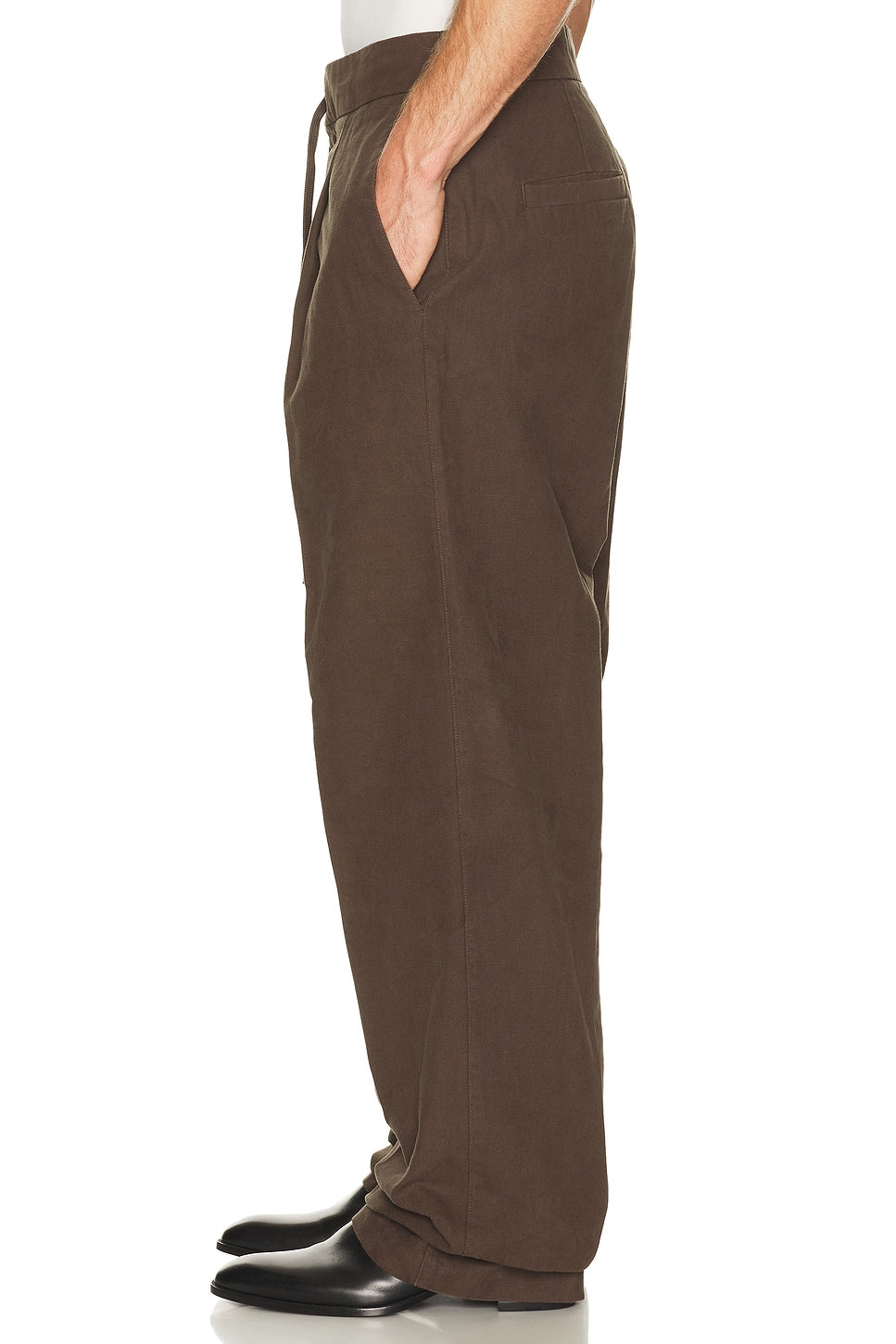 Fear of God Essentials Pleat Front Pant Brown - Im Your Wardrobe