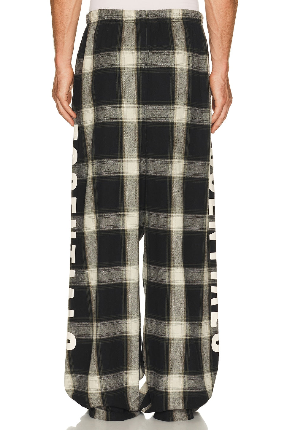 Fear of God Essentials Lounge Pant Iron Grey Plaid - Im Your Wardrobe