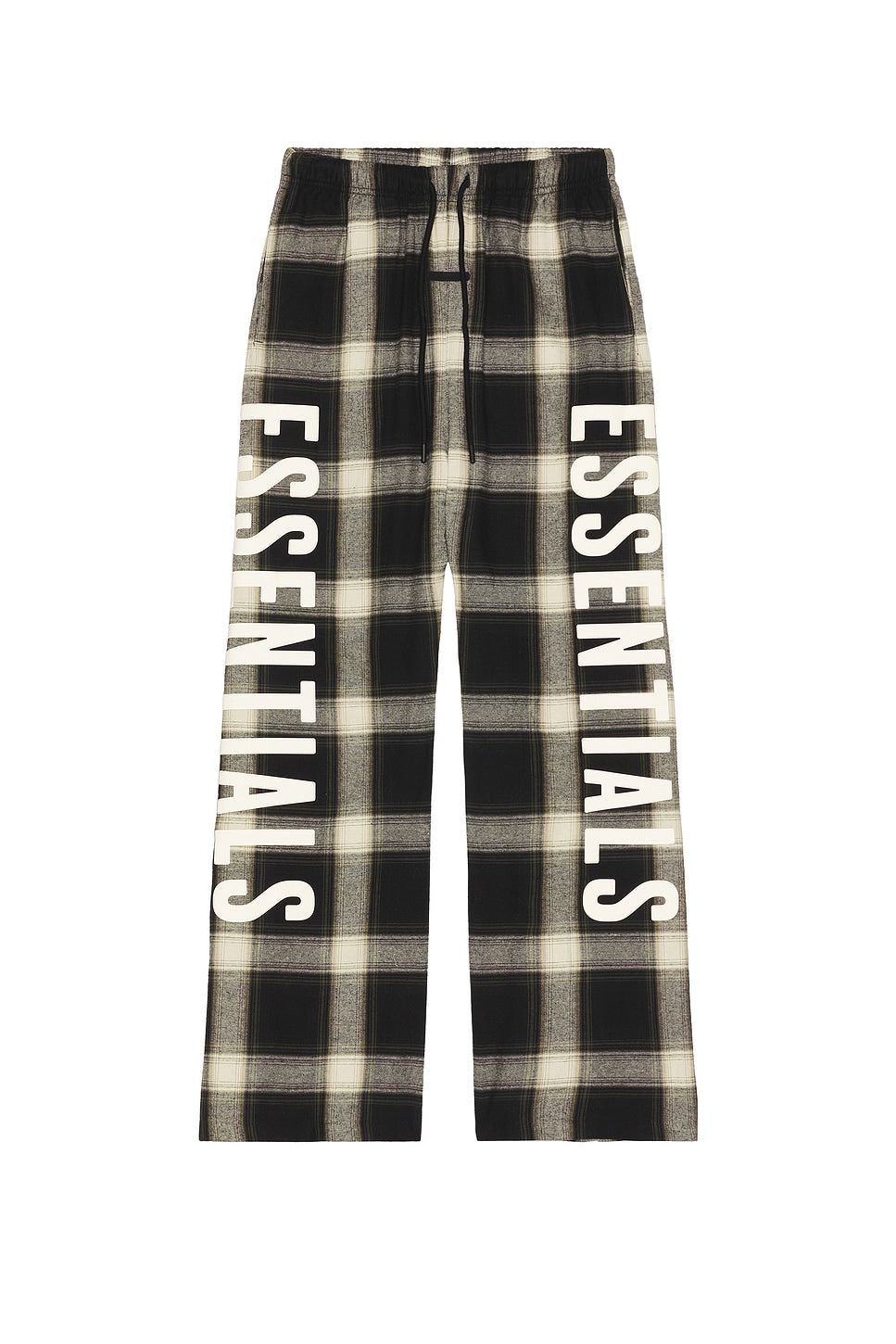 Fear of God Essentials Lounge Pant Iron Grey Plaid - Im Your Wardrobe