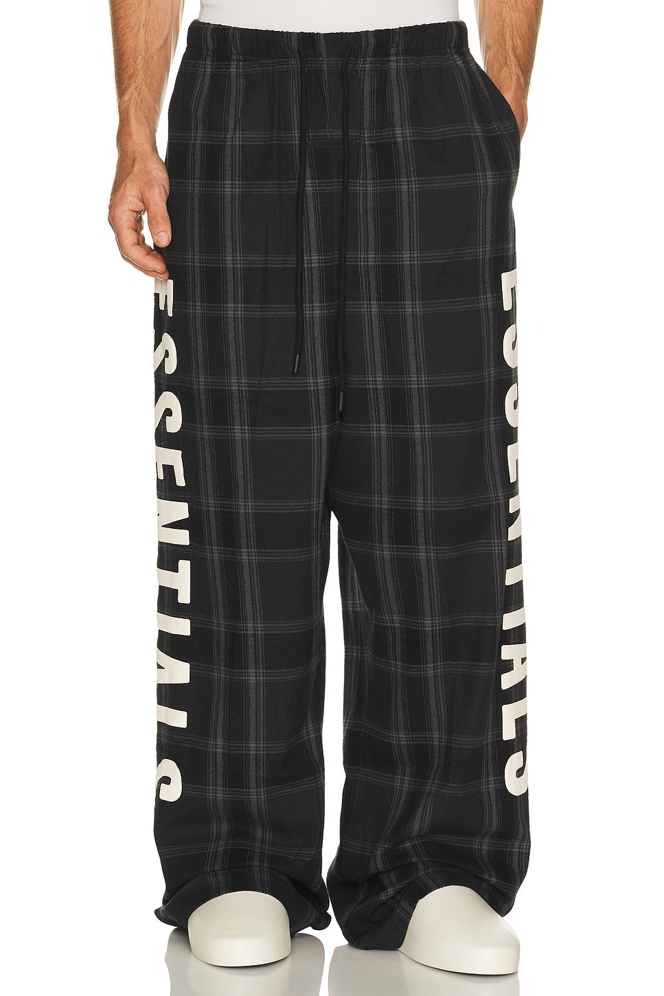 Fear of God Essentials Lounge Pant Vintage Black Plaid - Im Your Wardrobe