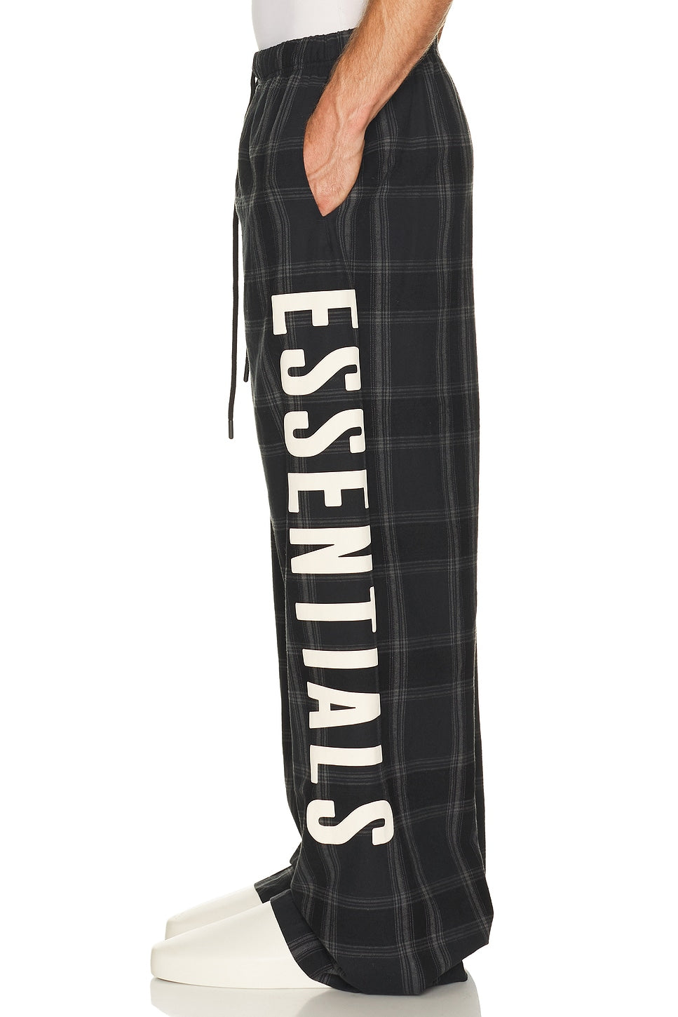 Fear of God Essentials Lounge Pant Vintage Black Plaid - Im Your Wardrobe
