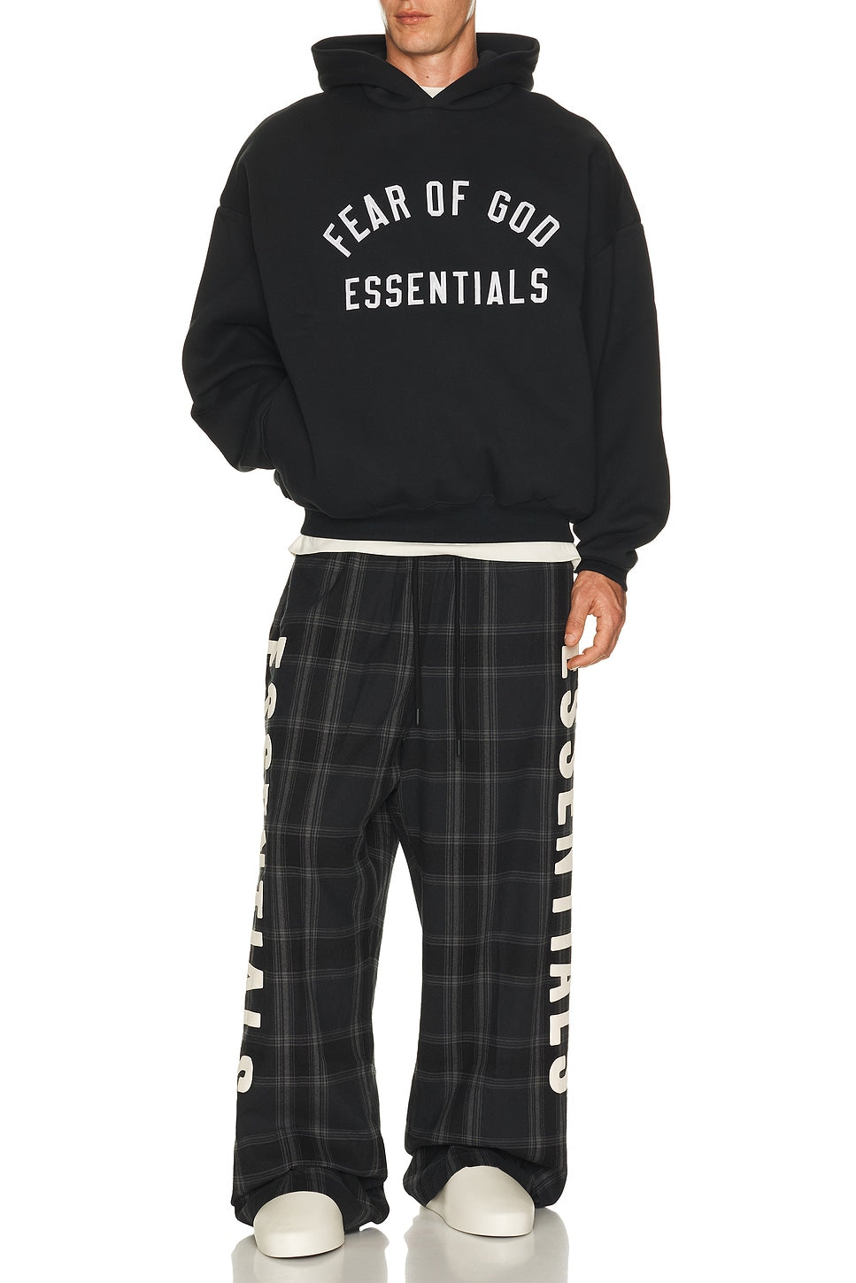 Fear of God Essentials Lounge Pant Vintage Black Plaid - Im Your Wardrobe