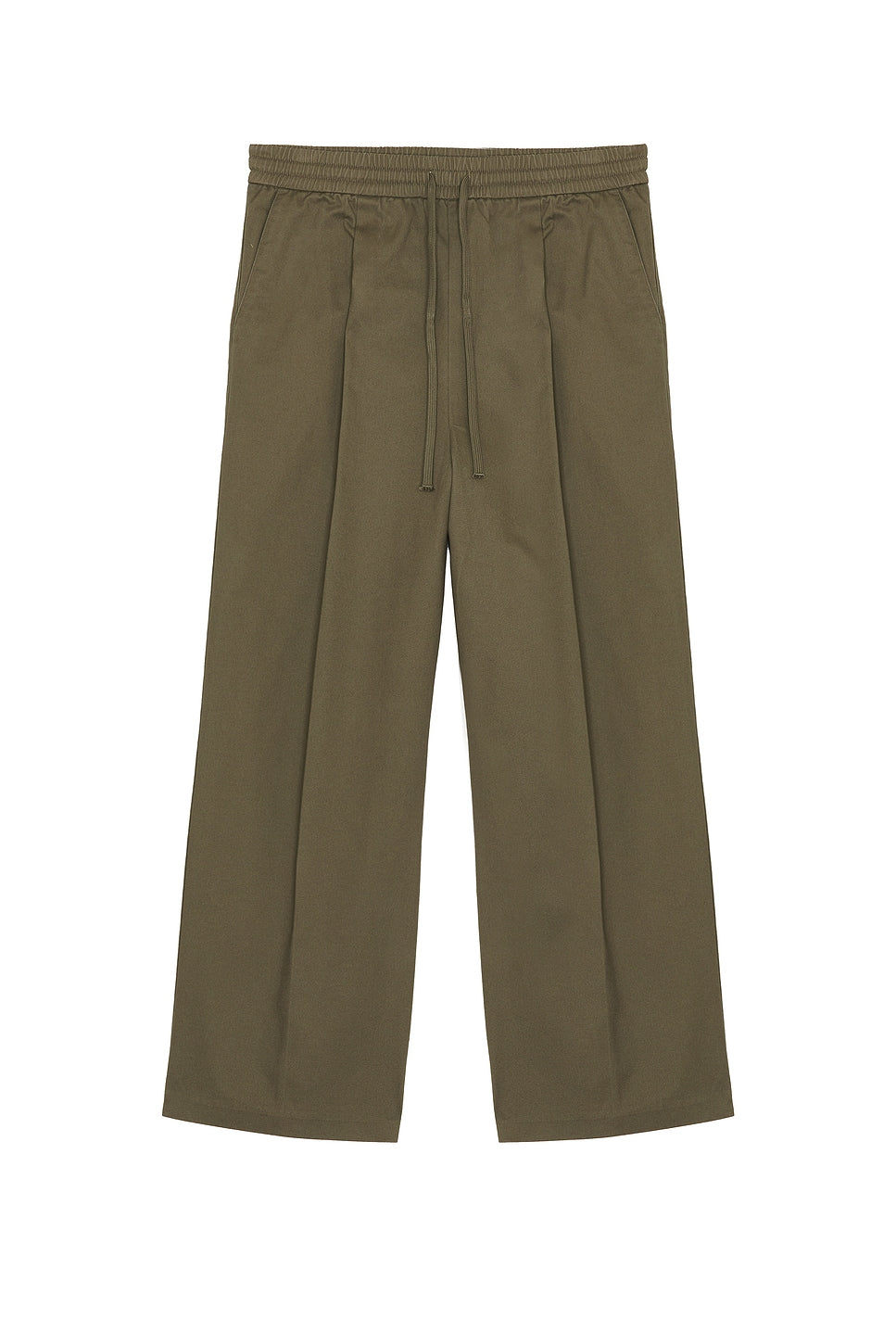 Fear of God Essentials Pleat Front Drawstring Pant Moss - Im Your Wardrobe
