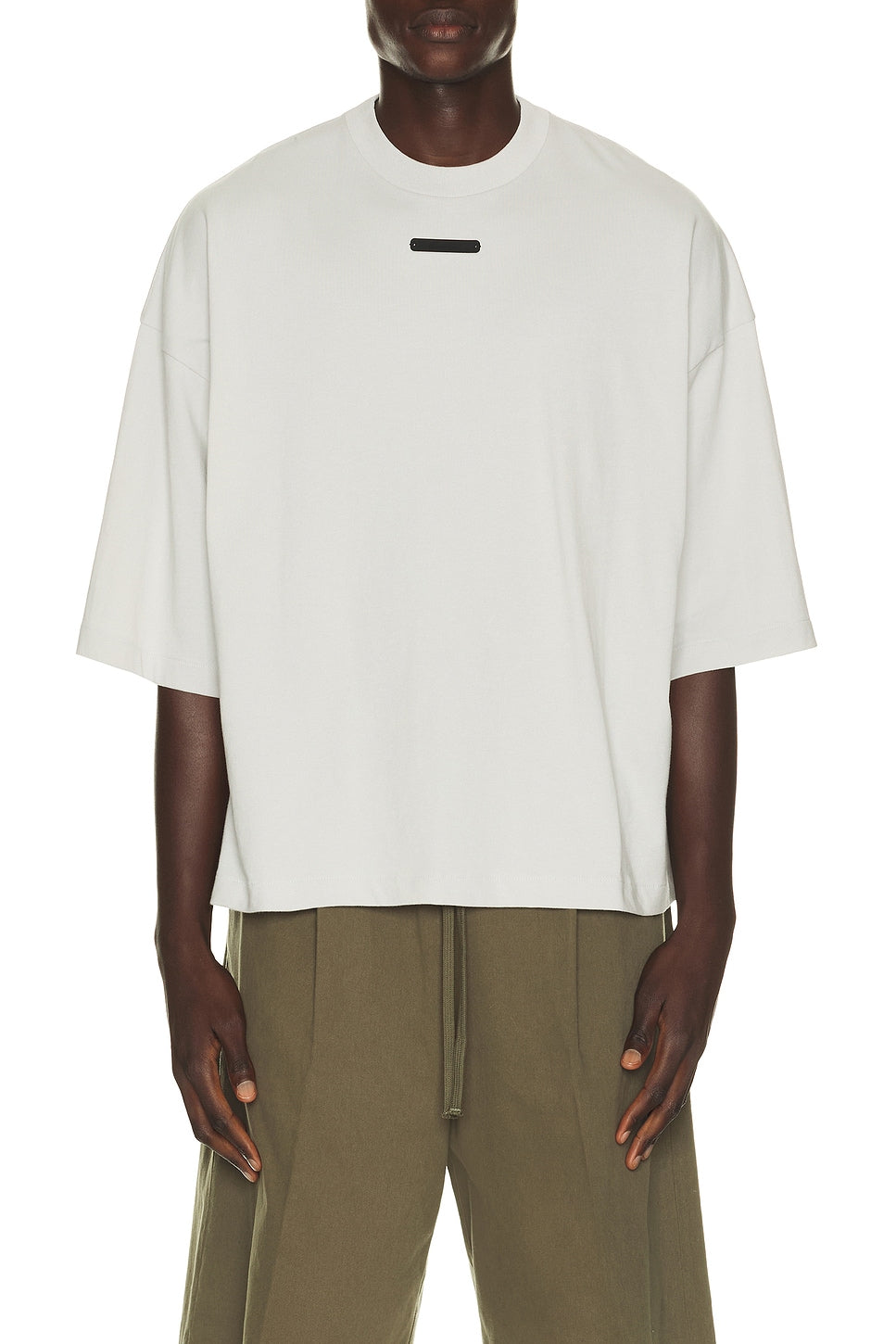 Fear of God Essentials Merch Tee Overcast - Im Your Wardrobe