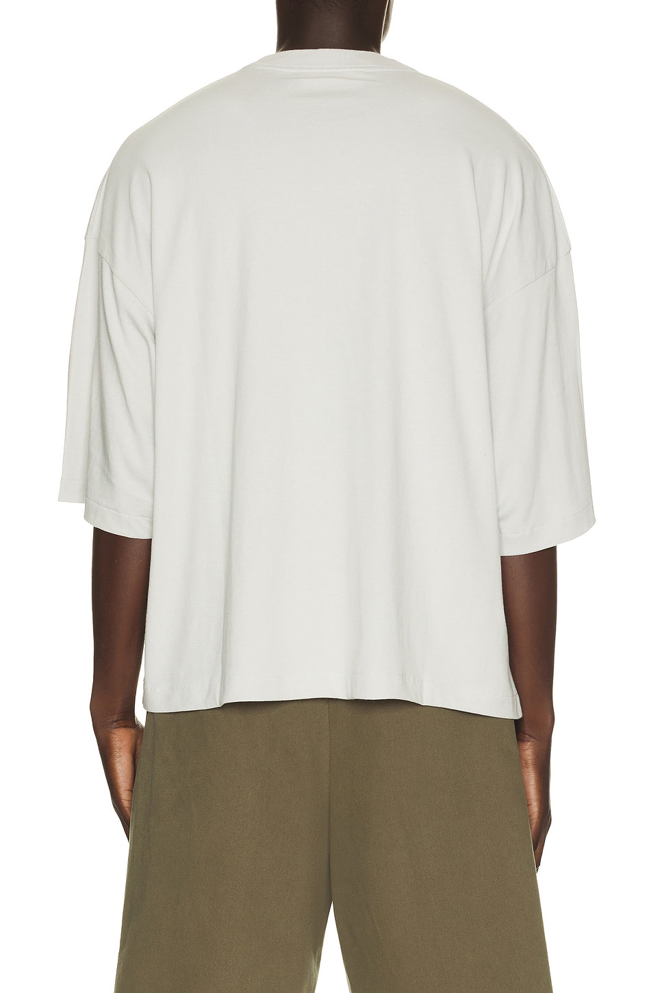 Fear of God Essentials Merch Tee Overcast - Im Your Wardrobe
