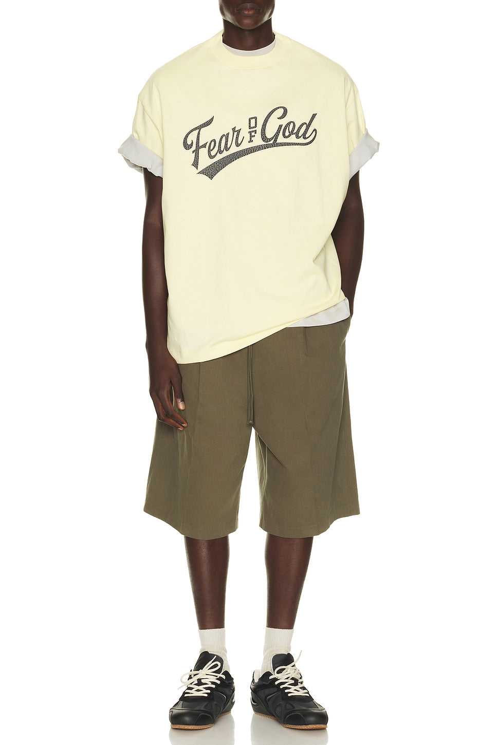 Fear of God Essentials Merch Tee Overcast - Im Your Wardrobe