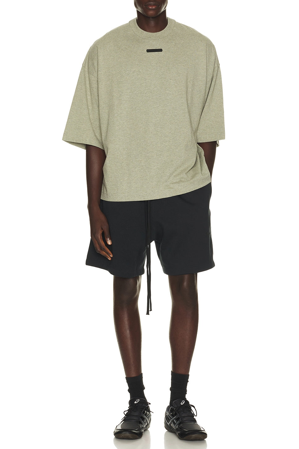 Fear of God Essentials Merch Tee Seal Heather - image 4
