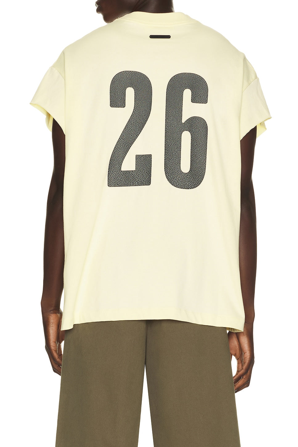Fear of God Essentials Cut Off 90's Shirt Chalk - Im Your Wardrobe