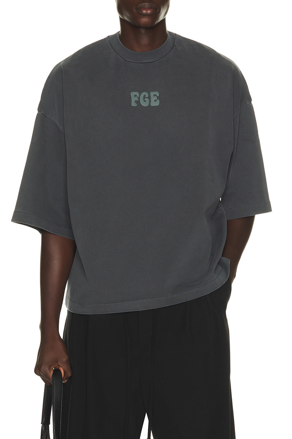 Fear of God Essentials Merch Tee Washed Iron Grey - Im Your Wardrobe