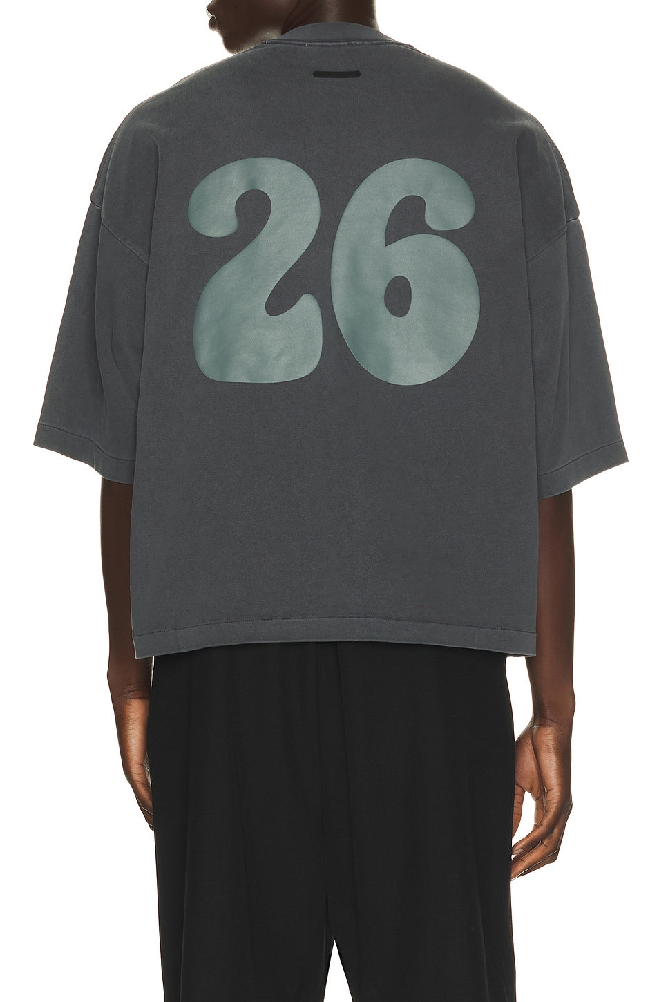 Fear of God Essentials Merch Tee Washed Iron Grey - Im Your Wardrobe