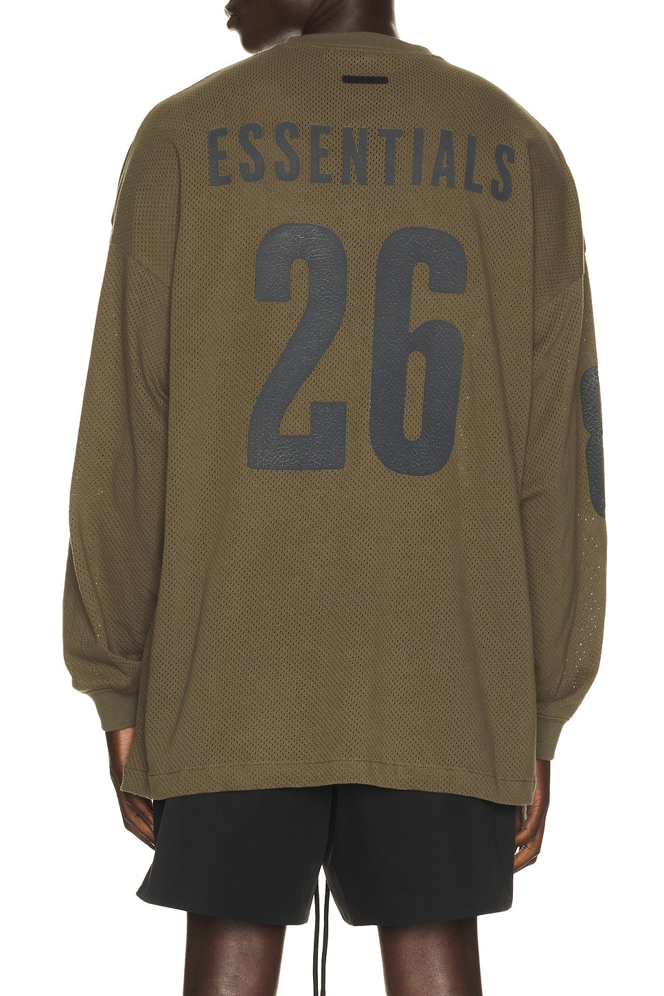 Fear of God Essentials Merch Long Sleeve Tee Moss - Im Your Wardrobe