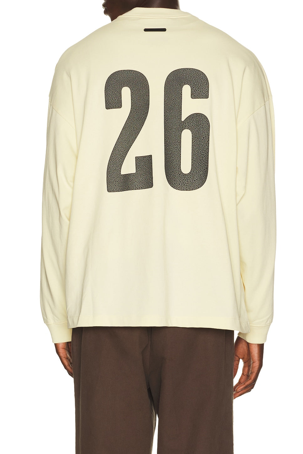 Fear of God Essentials Merch Long Sleeve Tee Chalk - Im Your Wardrobe
