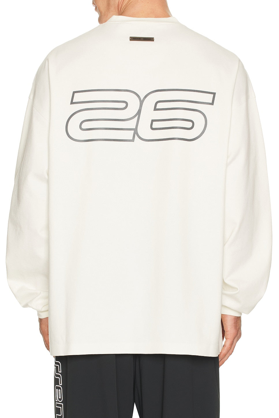 Fear of God Essentials 90's Long Sleeve Tee Ivory - Im Your Wardrobe