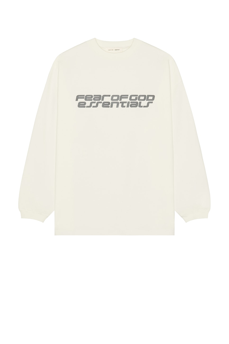 Fear of God Essentials 90's Long Sleeve Tee Ivory - Im Your Wardrobe