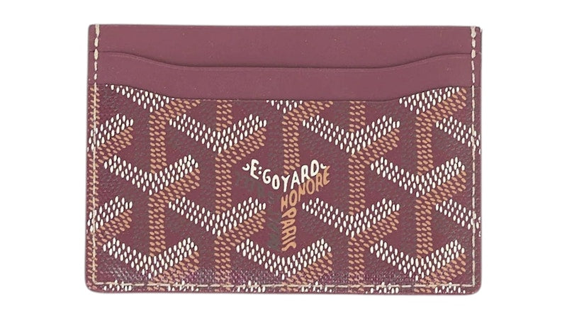 Goyard Saint Sulpice Card Holder Bordeaux - Im Your Wardrobe
