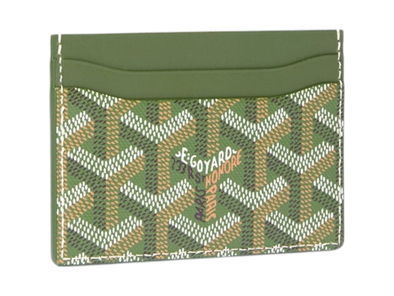 Goyard Saint Sulpice Card Holder Khaki - Im Your Wardrobe