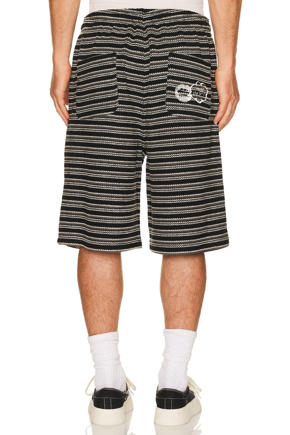Honor The Gift Speak Striped Short Black - Im Your Wardrobe