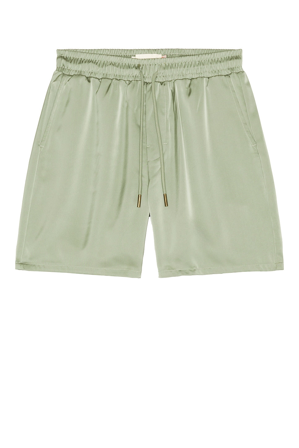 Honor The Gift Satin Drawcord 7" Shorts Sage - Im Your Wardrobe
