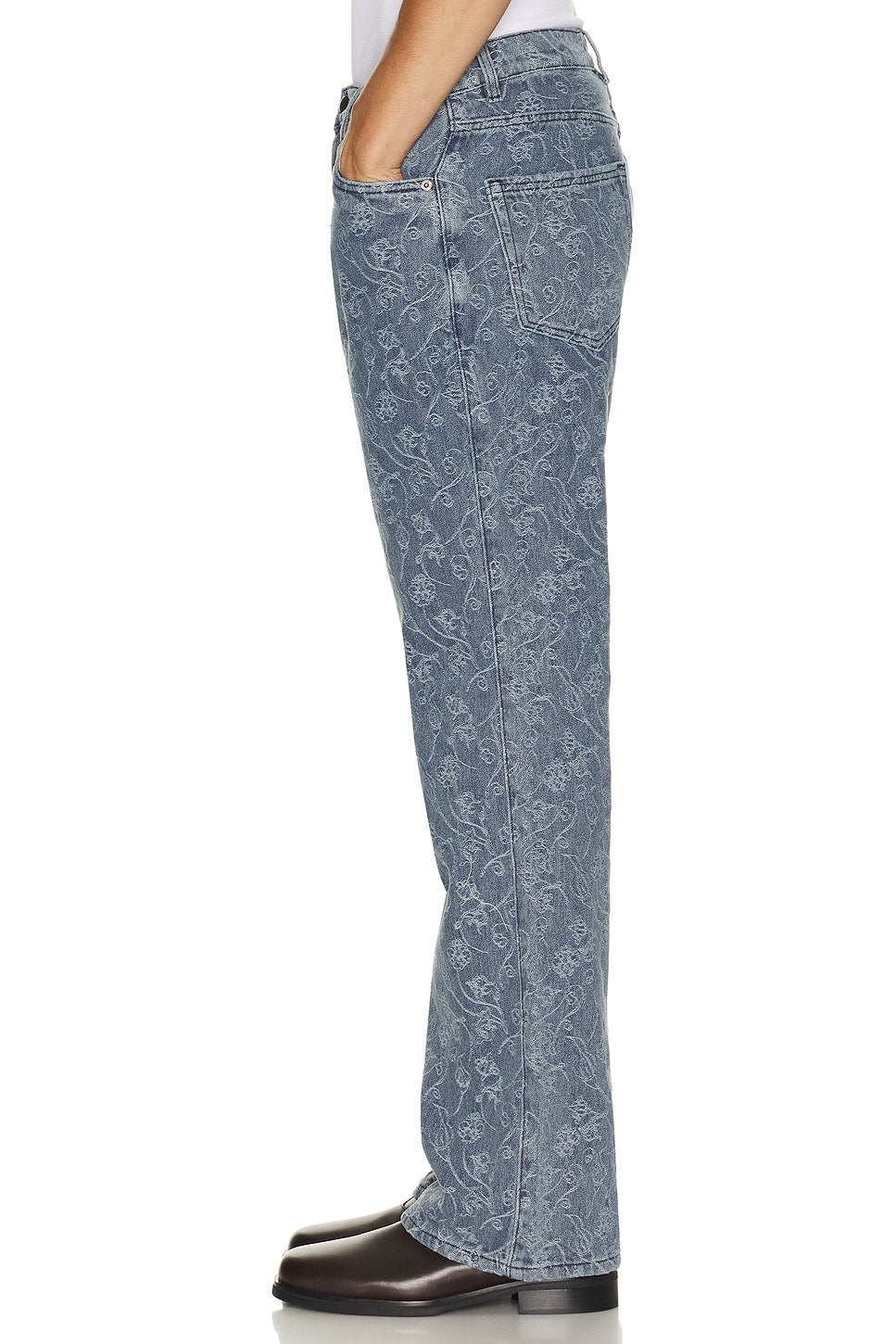 Honor The Gift Washed 5 Pocket Pant Light Indigo - Im Your Wardrobe