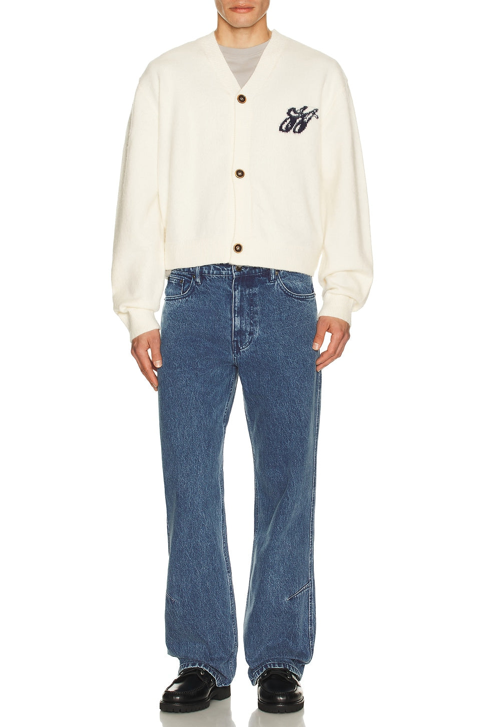 Honor The Gift H Brushed Knit Cardigan Bone - Im Your Wardrobe