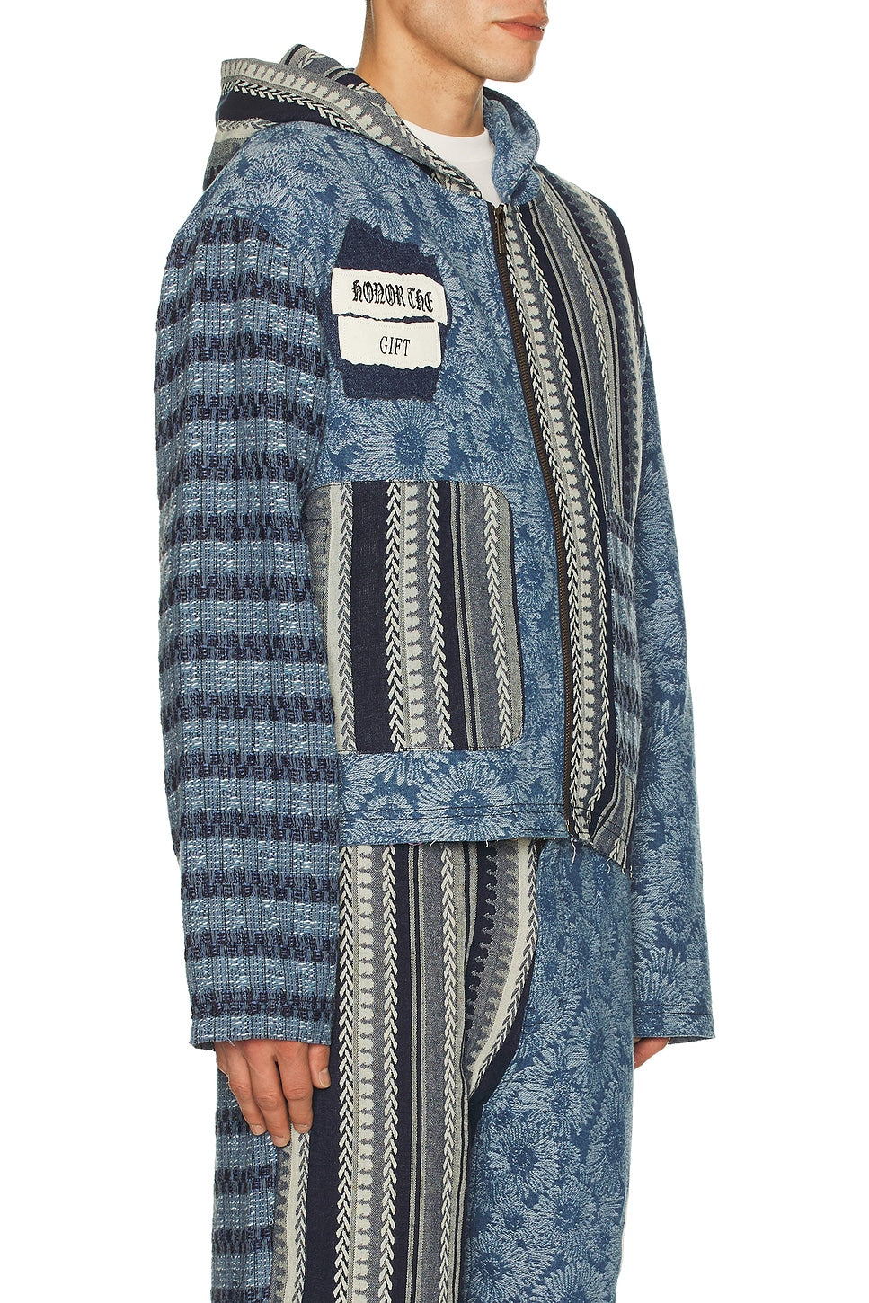 Honor The Gift Indigo Tapestry Hoodie Indigo - Im Your Wardrobe