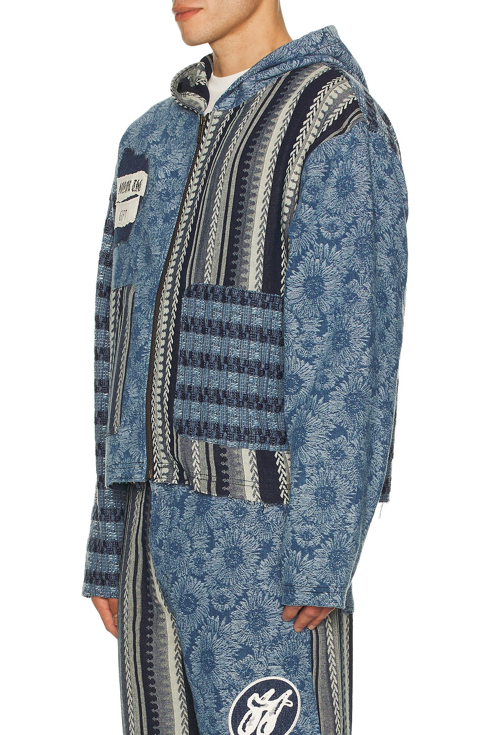 Honor The Gift Indigo Tapestry Hoodie Indigo - Im Your Wardrobe