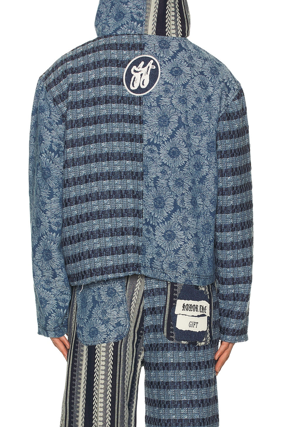 Honor The Gift Indigo Tapestry Hoodie Indigo - Im Your Wardrobe