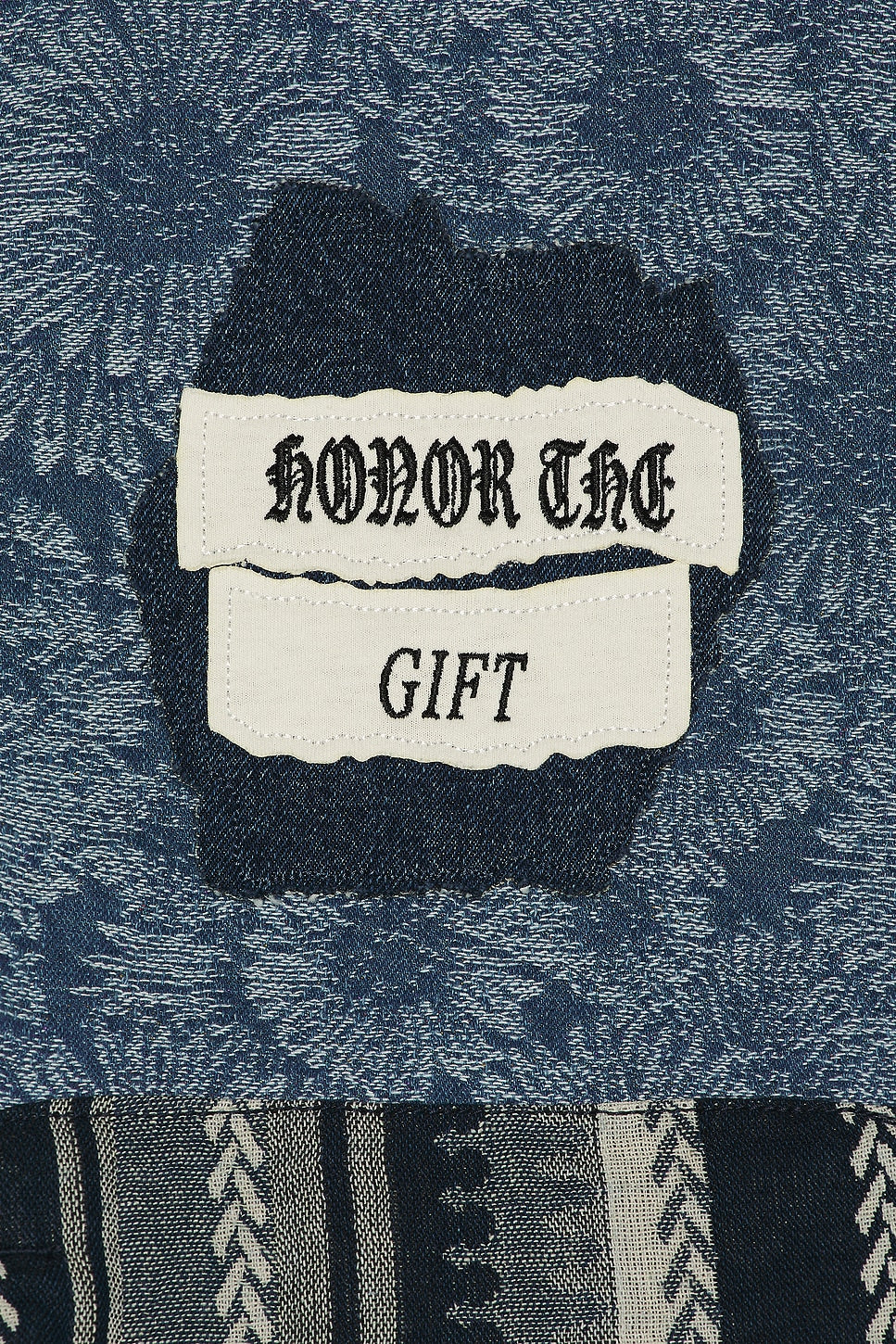Honor The Gift Indigo Tapestry Hoodie Indigo - Im Your Wardrobe