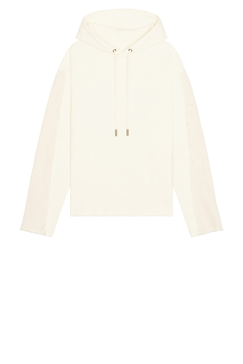 Honor The Gift Denim Panel Hoodie Bone - Im Your Wardrobe