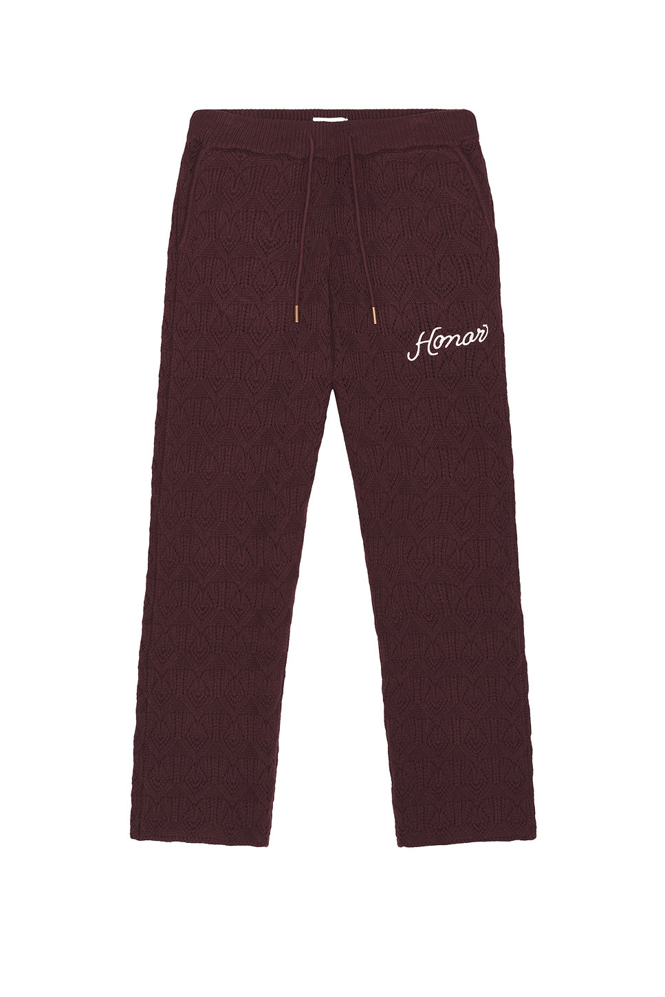 Honor The Gift Cable Knit Pant Berry - Im Your Wardrobe
