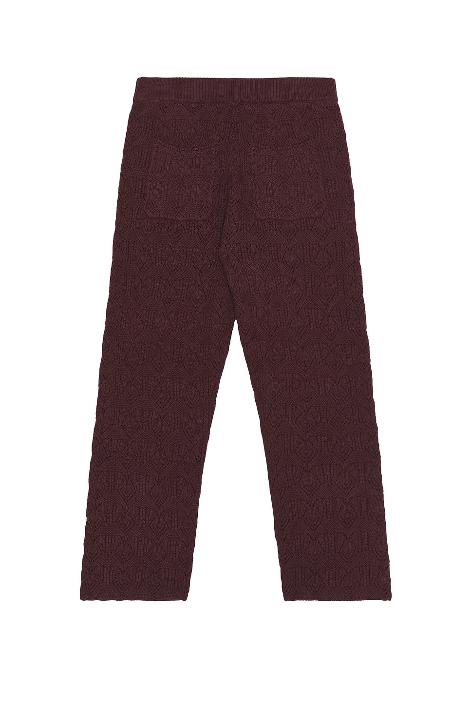 Honor The Gift Cable Knit Pant Berry - Im Your Wardrobe