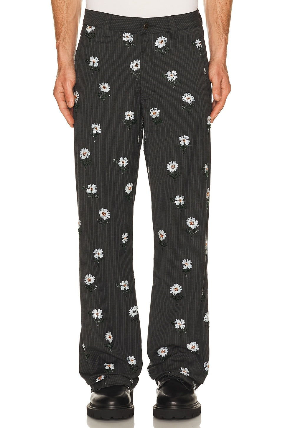 Honor The Gift Flowers Beaded Pant Black - Im Your Wardrobe