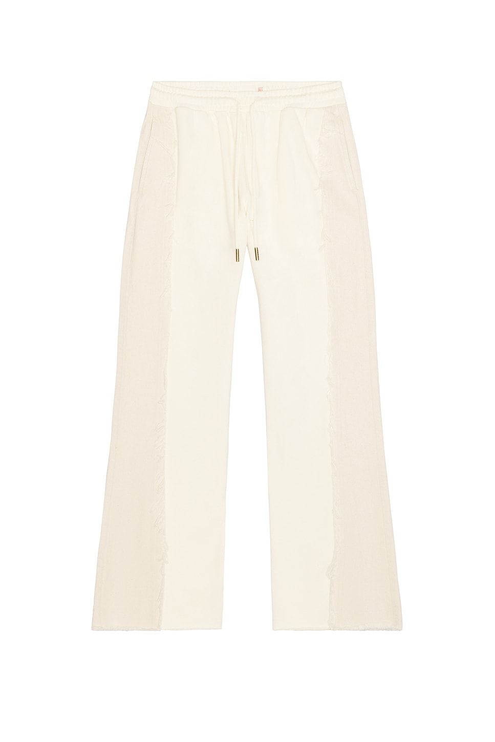 Honor The Gift Denim Panel Flare Sweatpant Bone - Im Your Wardrobe