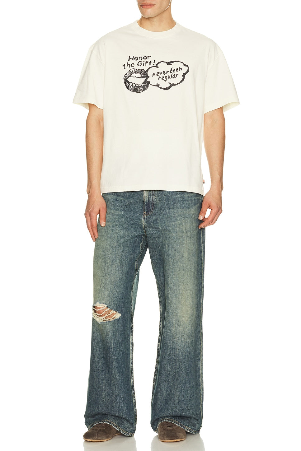 Honor The Gift Never Been Regular Tee White - Im Your Wardrobe