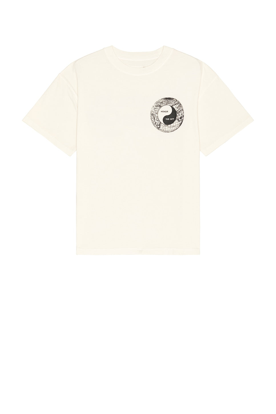Honor The Gift Breathe In Breathe Out Short Sleeve T-Shirt White - Im Your Wardrobe