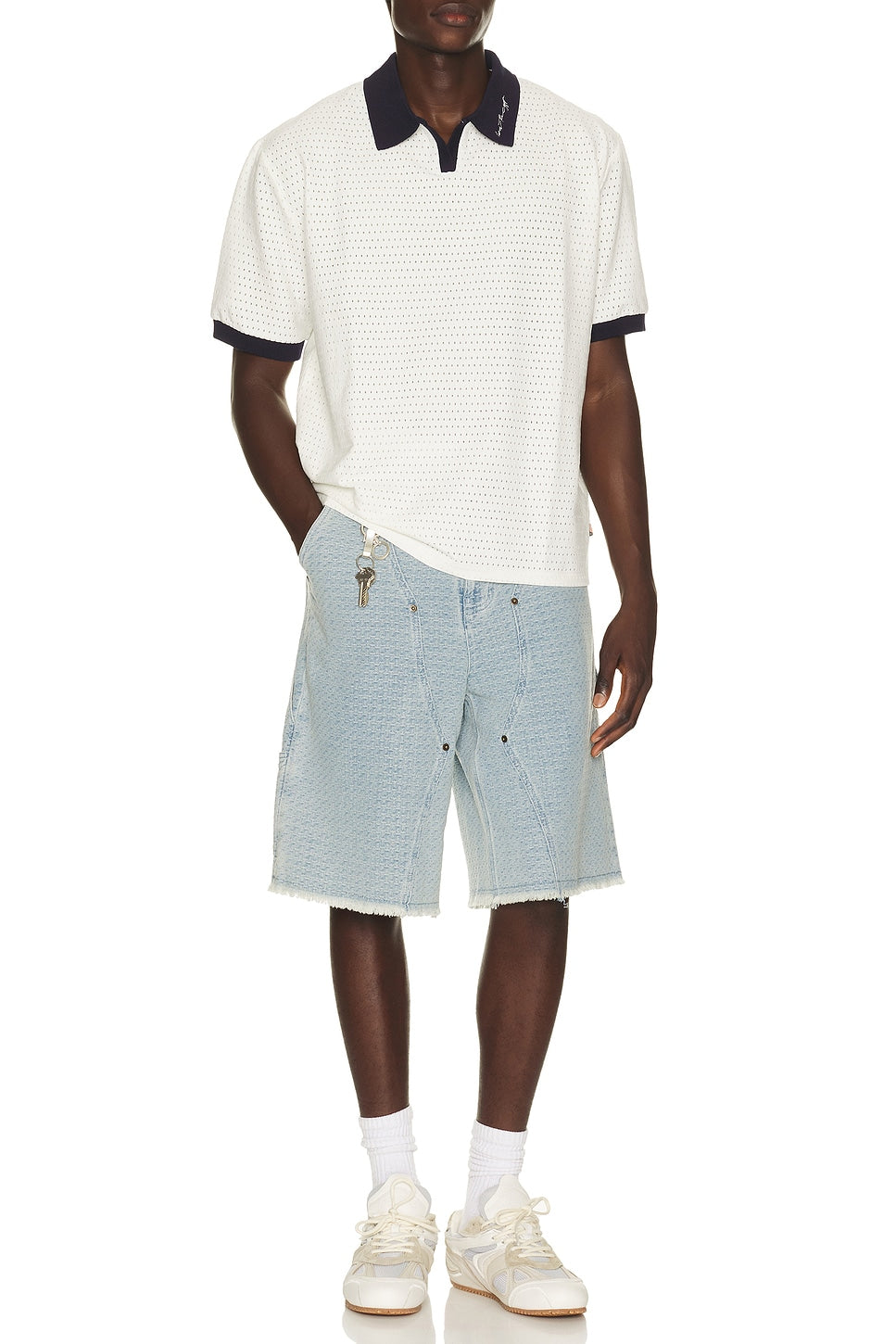 Honor The Gift Pique Colorblock Polo Bone - Im Your Wardrobe