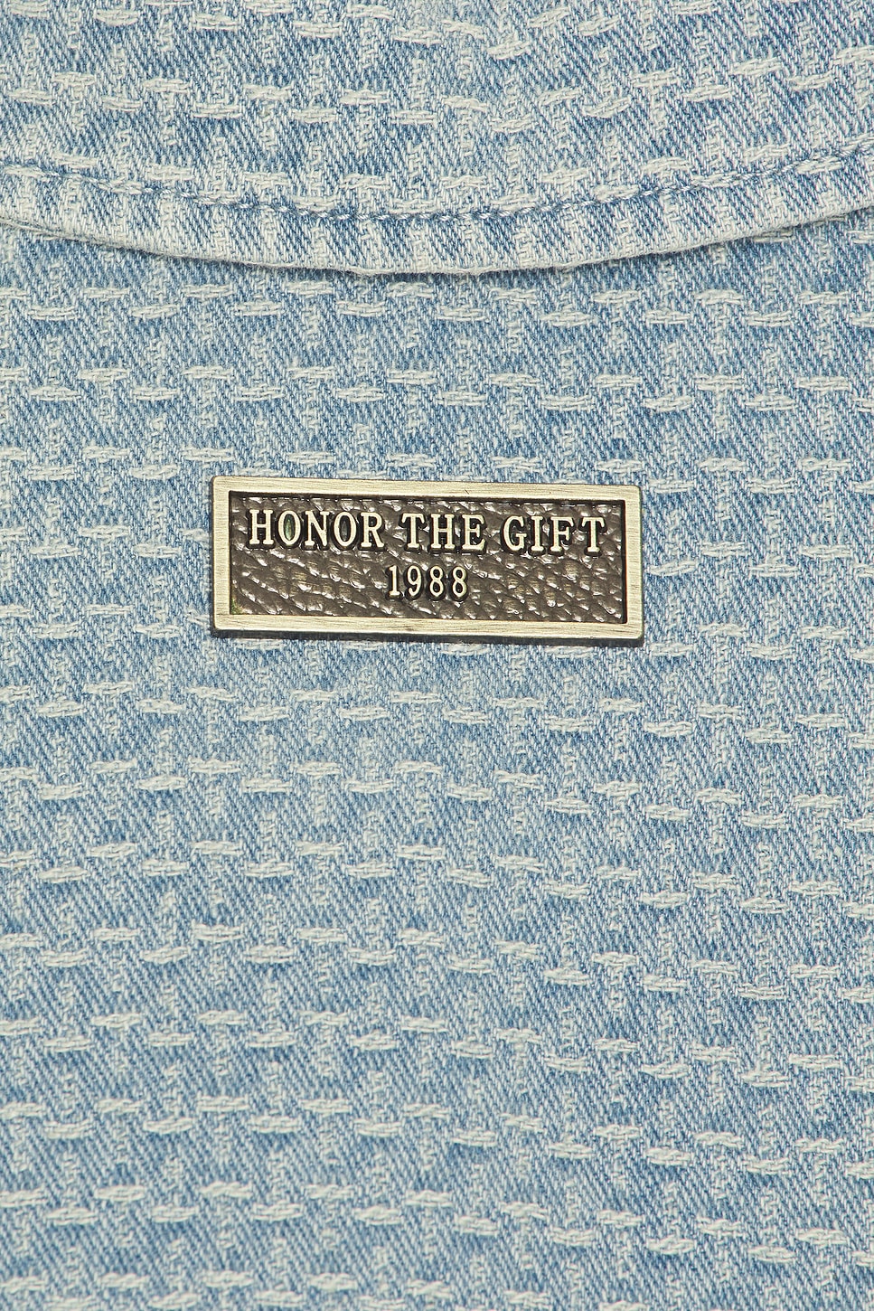 Honor The Gift Vintage Indigo Zip Front Short Sleeve Light Indigo - Im Your Wardrobe