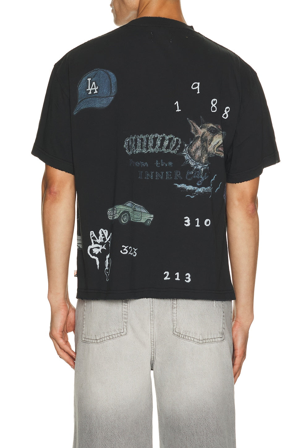 Honor The Gift All Over Los Angeles Tee Black - Im Your Wardrobe