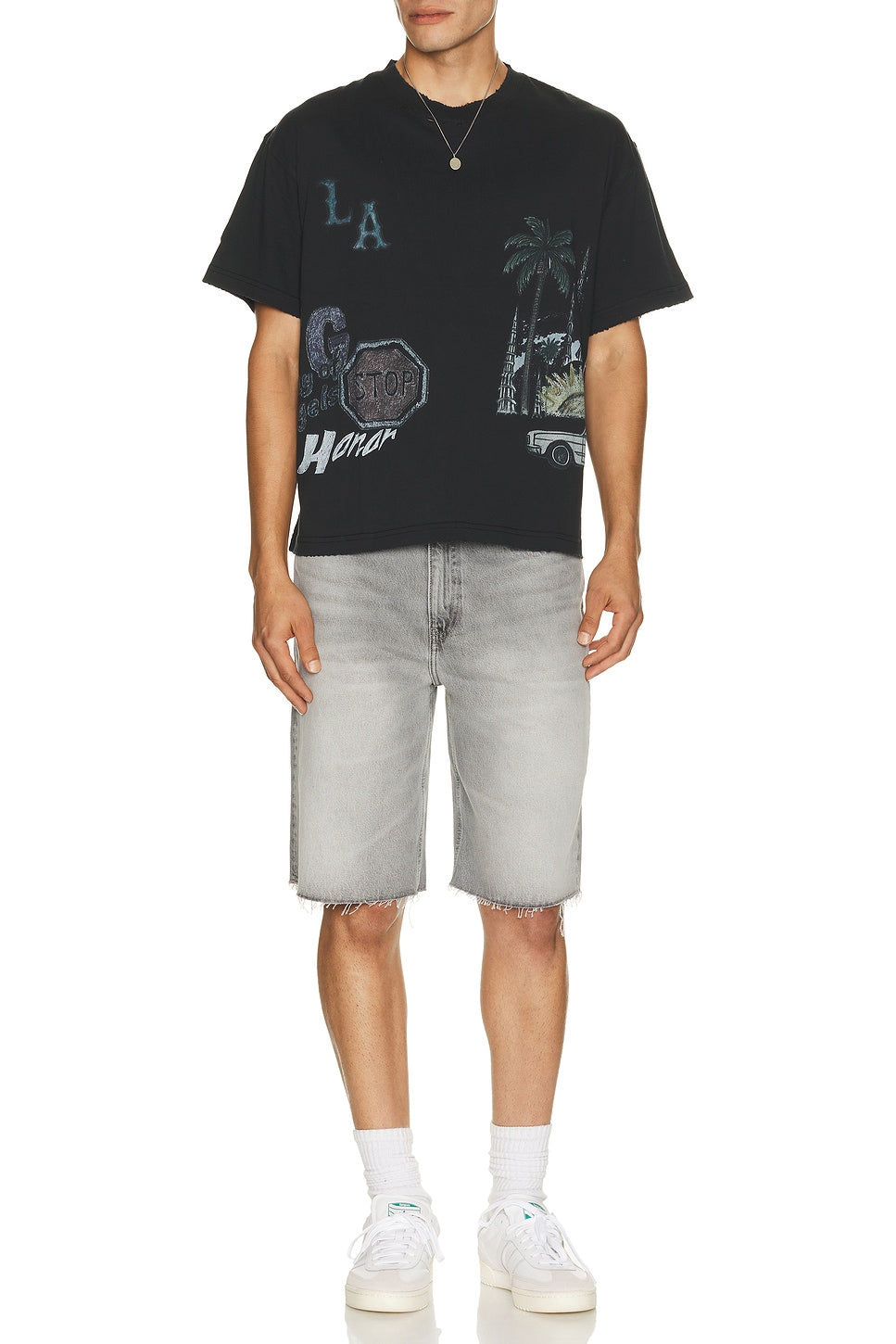 Honor The Gift All Over Los Angeles Tee Black - Im Your Wardrobe