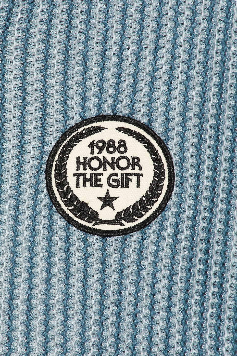 Honor The Gift Striped Knit Polo Indigo - Im Your Wardrobe