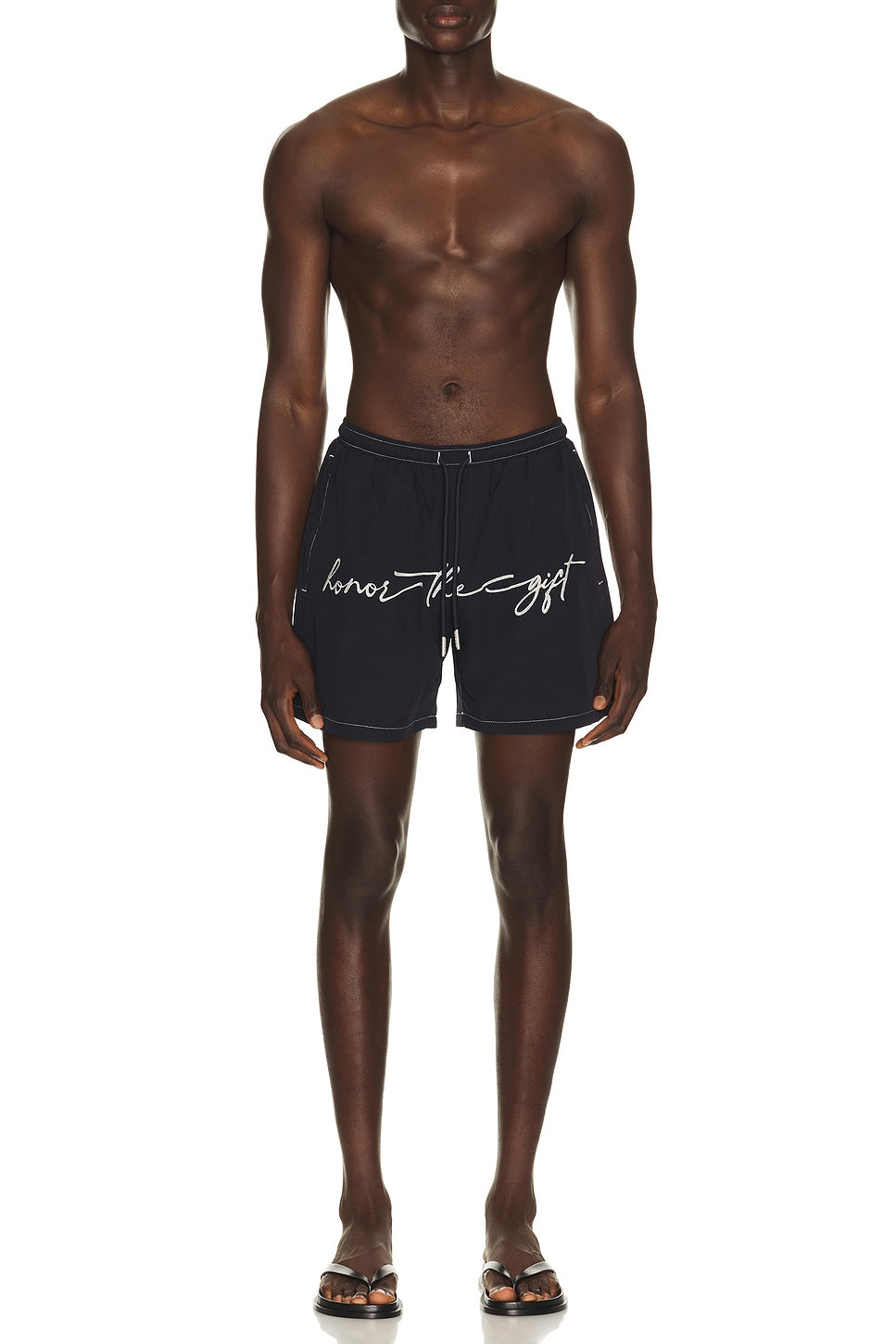 Honor The Gift Hybrid Cursive 5" Trunk Navy - Im Your Wardrobe
