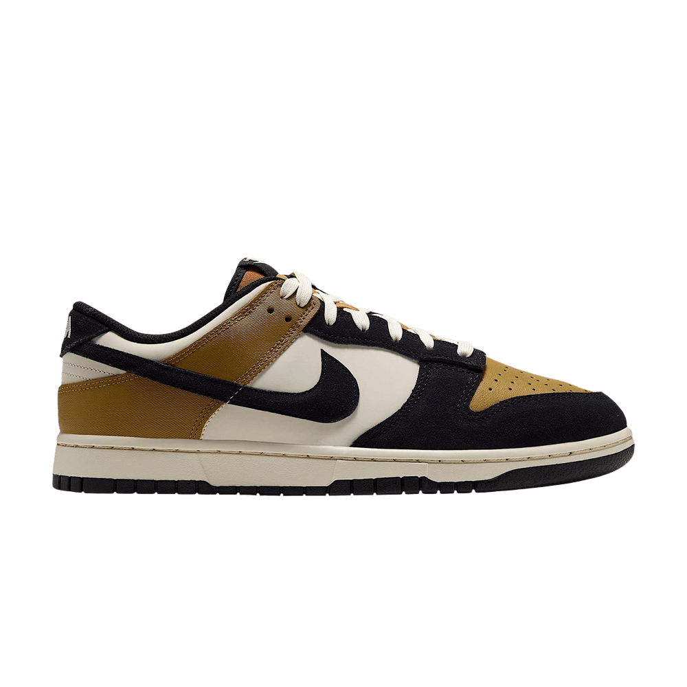 Nike Dunk Low Retro Gold Suede Pale Ivory