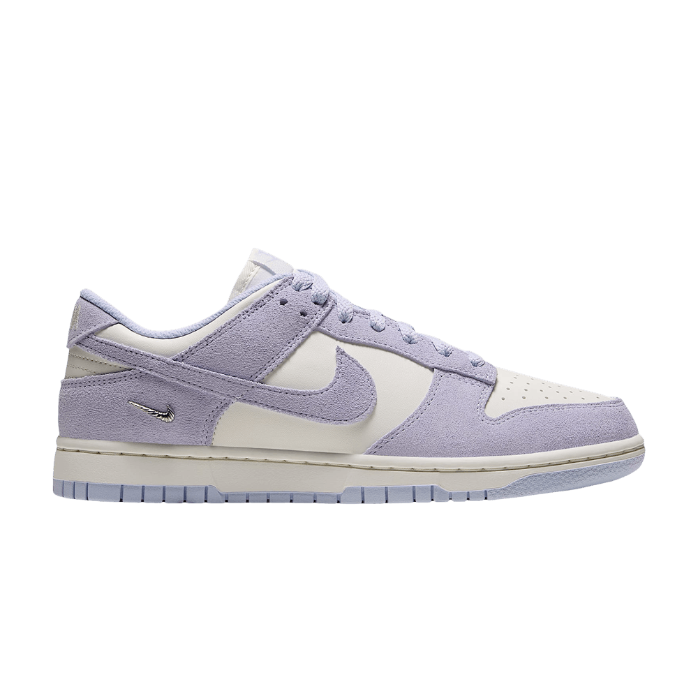 Nike Dunk Low Suede Palest Purple Sail Metallic Silver (W)