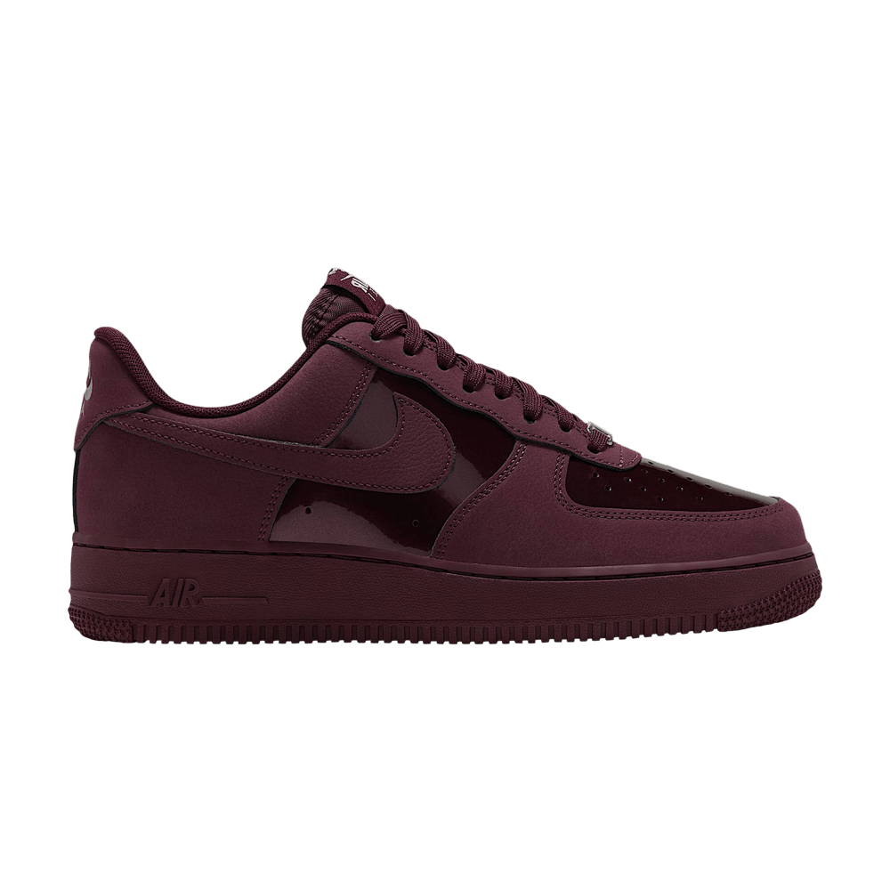 Nike Air Force 1 07 SE Burgundy Crush Metallic Silver (W)