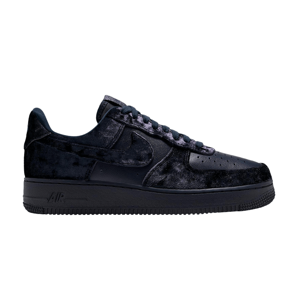 Nike Air Force 1 07 SE Velvet Dark Obsidian Black (W)