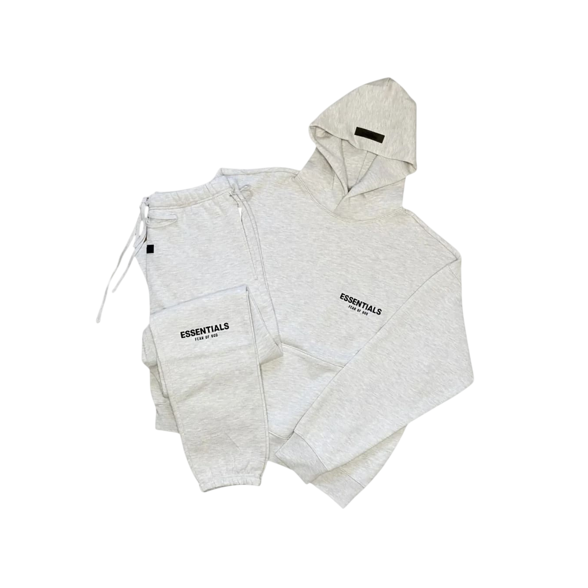 Fear of God Essentials Light Oatmeal Tracksuit (SS22)