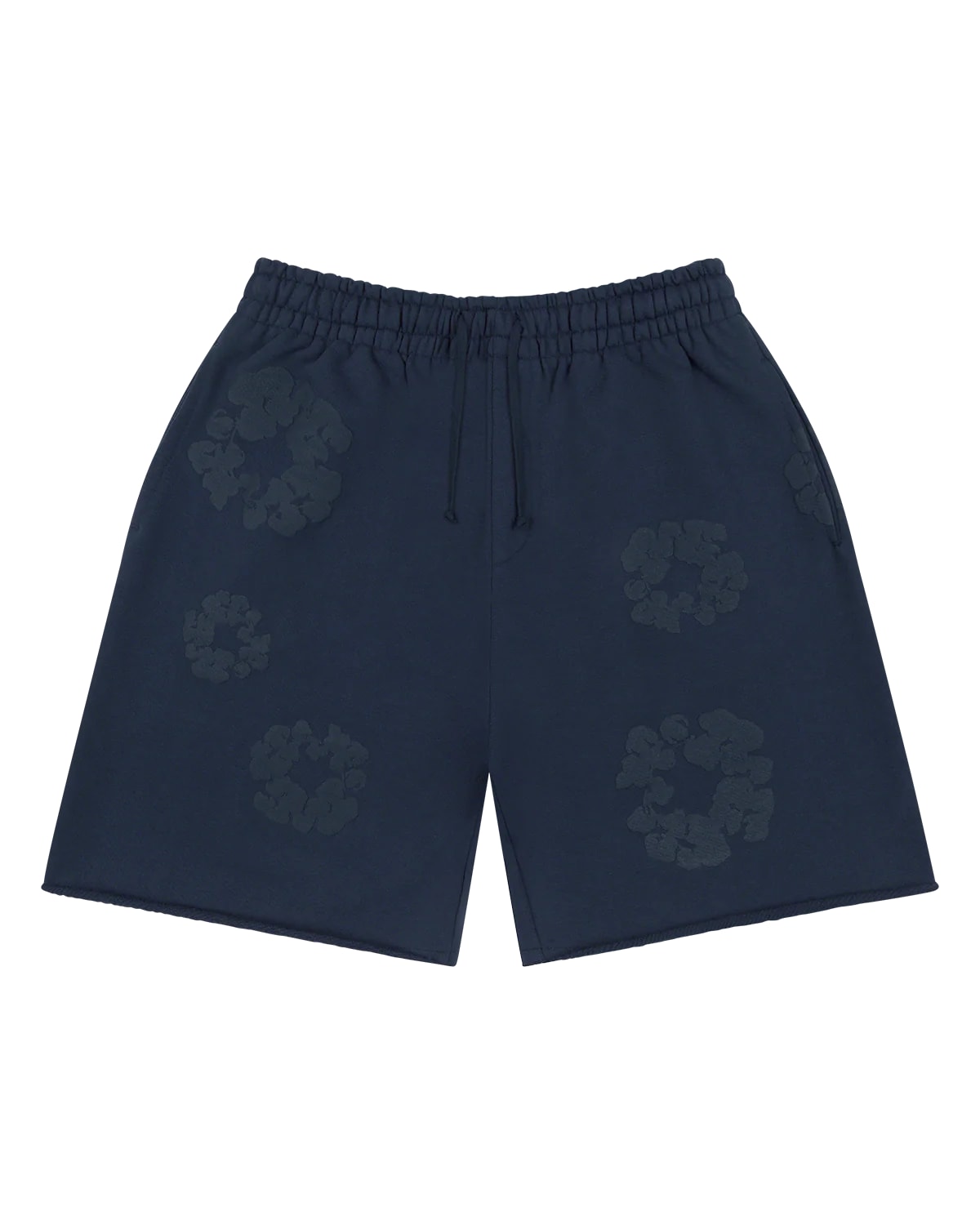 Denim Tears Mono Cotton Wreath Sweatshorts Navy