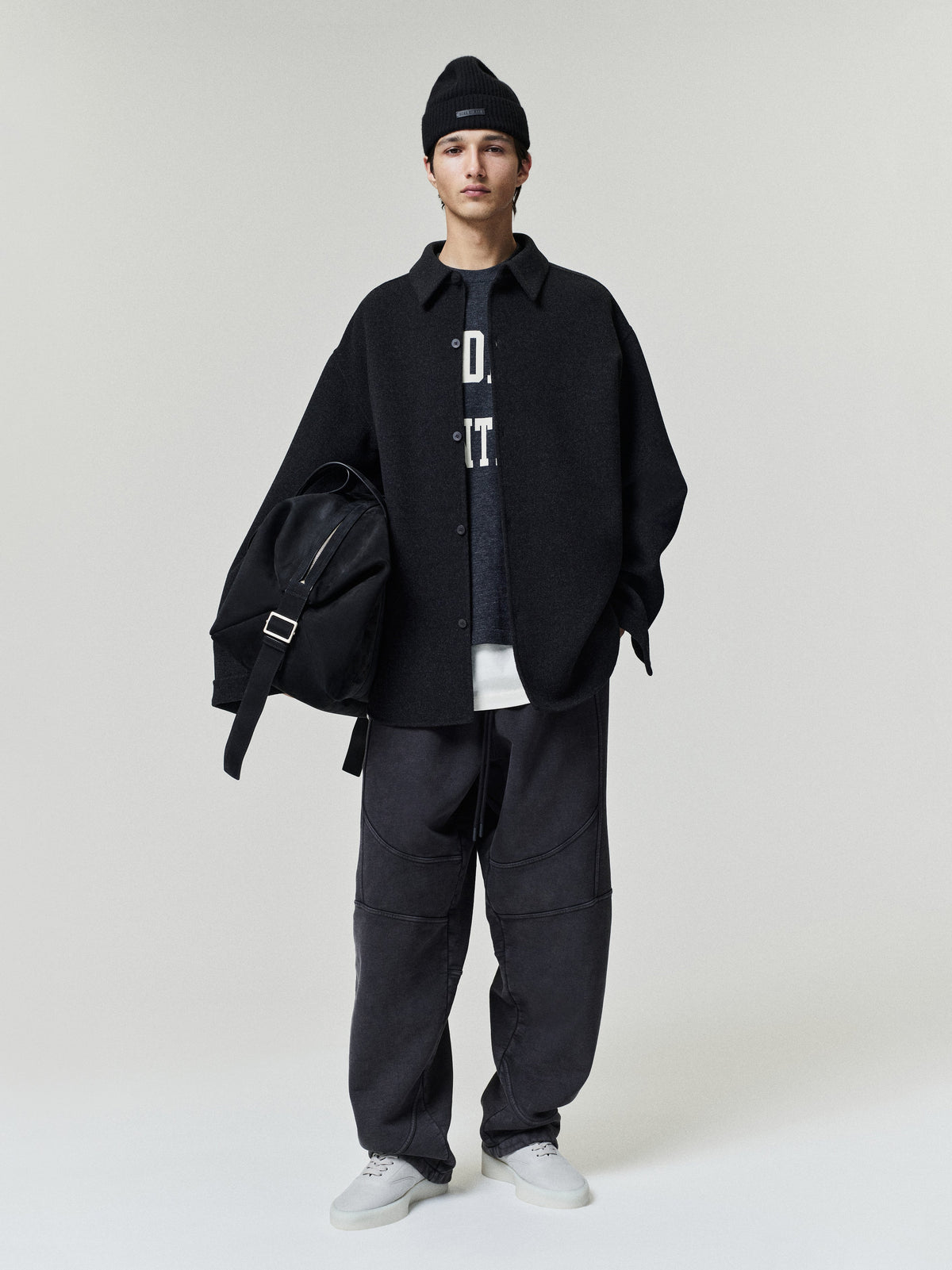 Fear of God Essentials Moto Sweatpant Mineral Washed Vintage Black